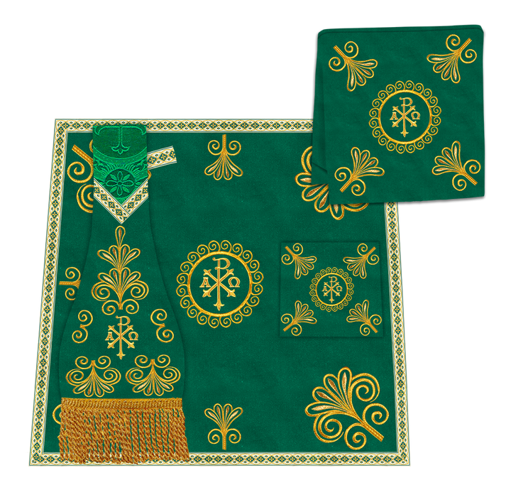 Spiritual Borromean Chasuble With Y Type Orphrey and Trims