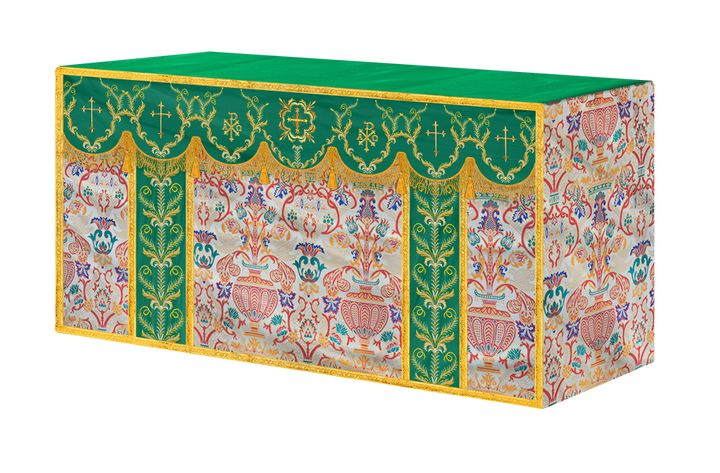 Tapestry Altar Cloth with Liturgical Motif