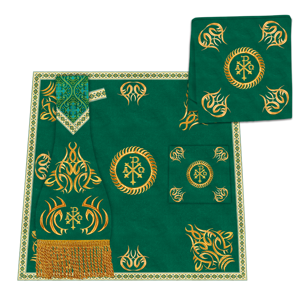 Gothic Cope Vestments With Liturgical Embroidery and Trims