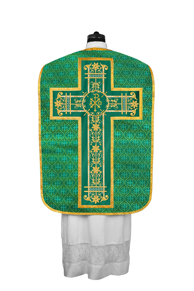 Vestimentas católicas con espalda de violín 