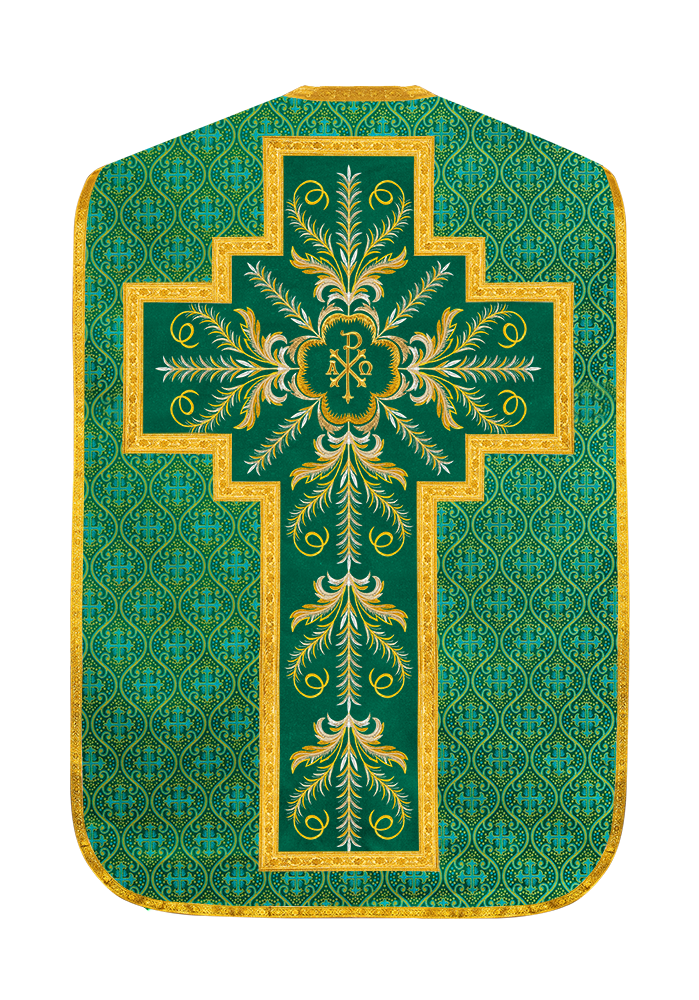 Roman Chasuble with liturgical motifs