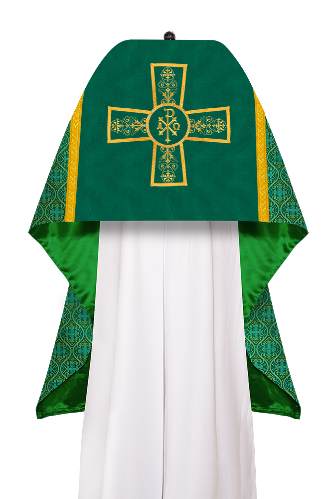 Humeral veil with Vestment Woven Braided Trims