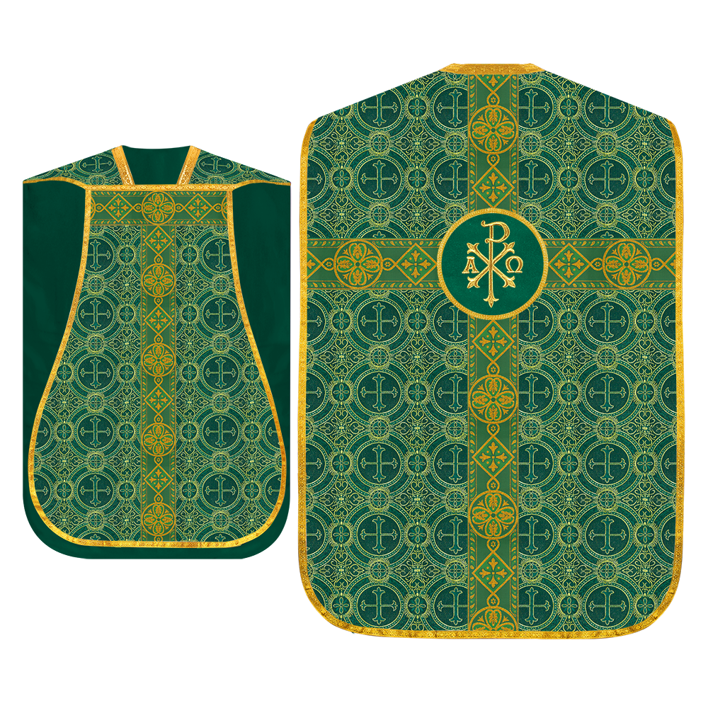 Embroidered Roman Chasuble Vestment