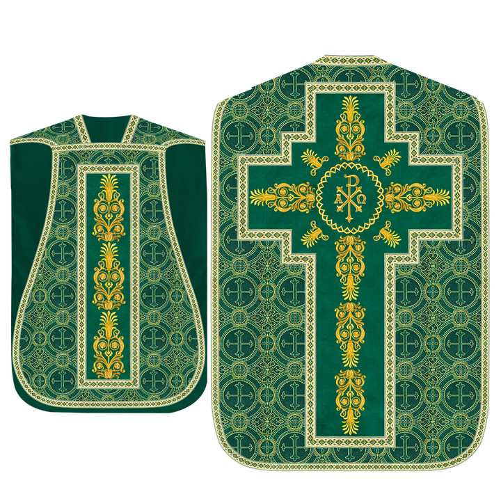 Set of Four Traditional Roman chasuble Vestments