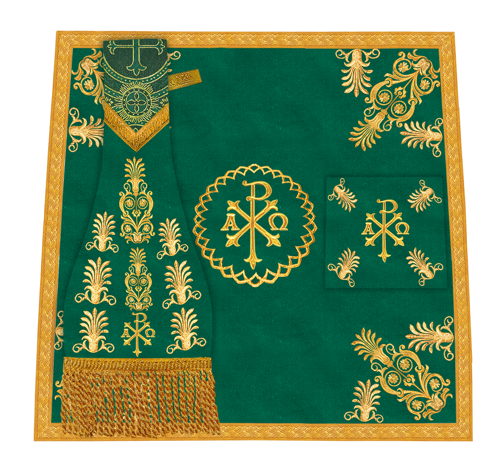 Mass set with solemn designs