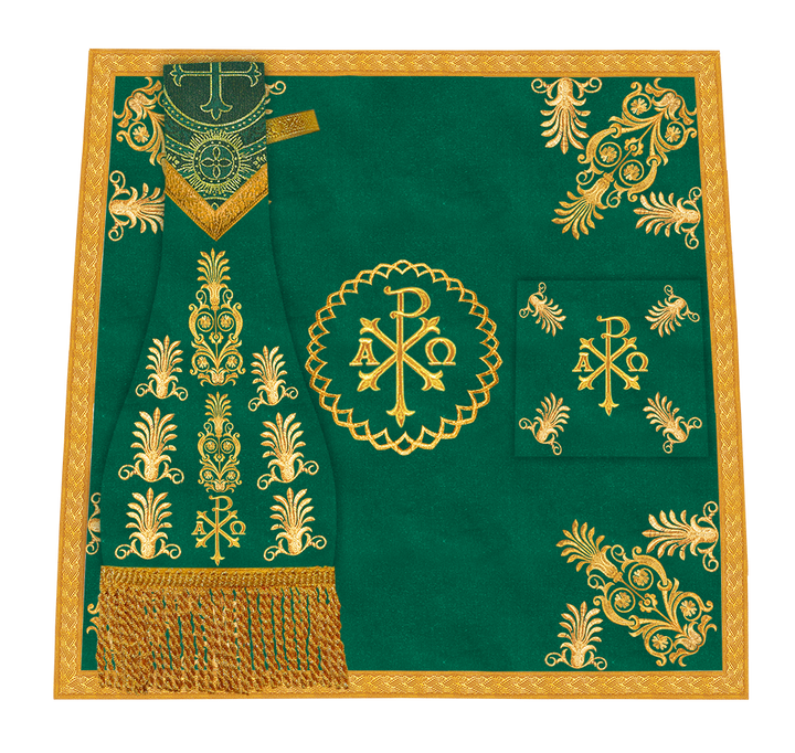 Mass set with solemn designs