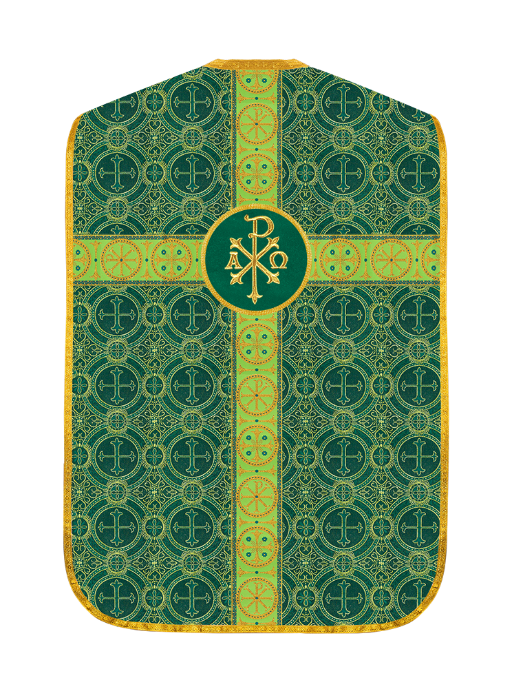 Roman Chasuble with Adorned Orphrey