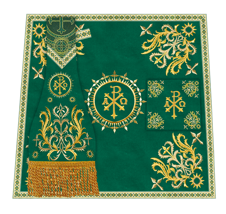 Set of Four Beautiful Roman chasuble vestments