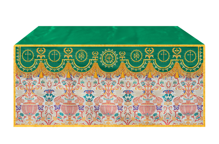 Tapestry Altar Cloth with Woven Braids