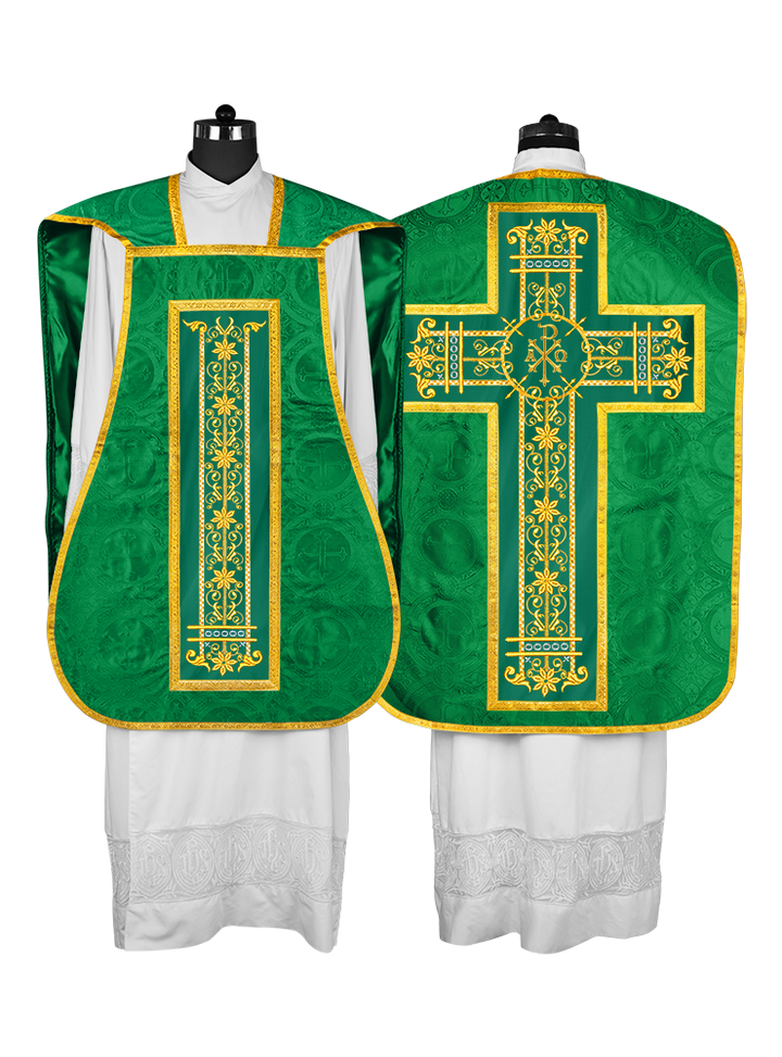 Vestimentas católicas con espalda de violín 