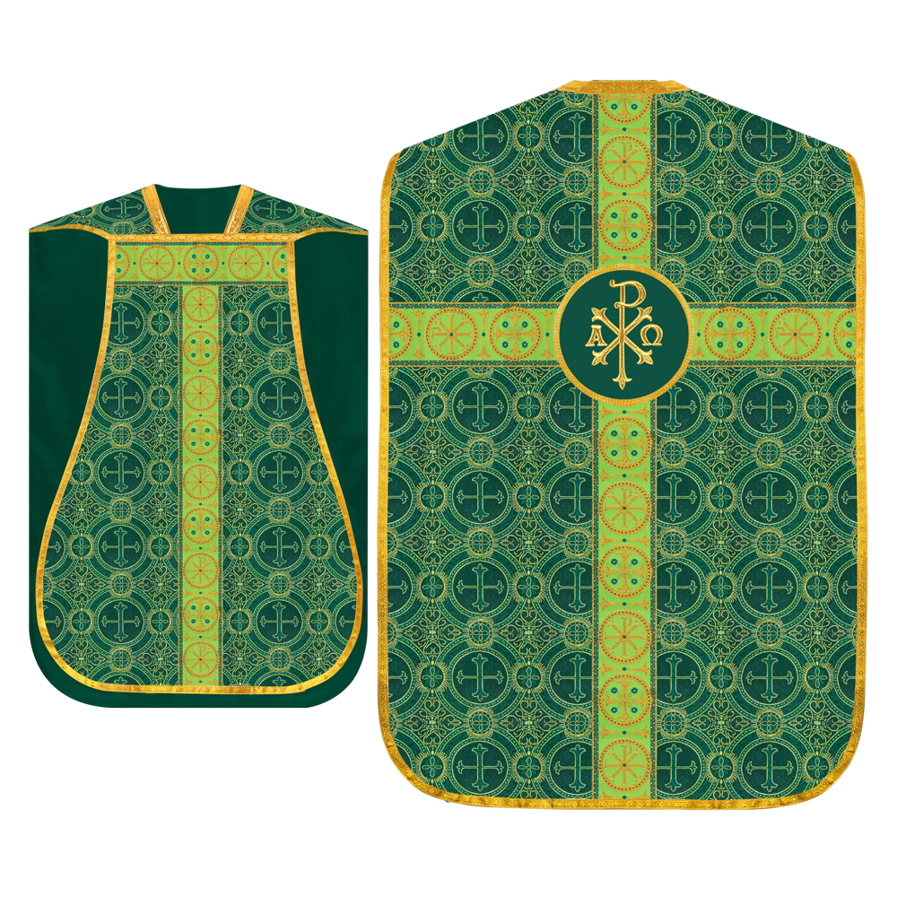 Roman Chasuble with Adorned Orphrey