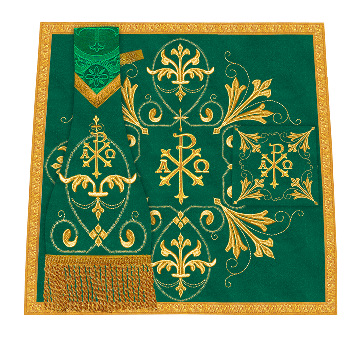 Gothic Chasuble with Ornate Lace