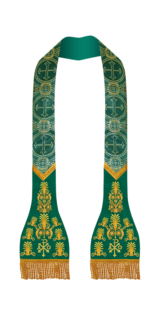 Roman Stole with embroidered motif