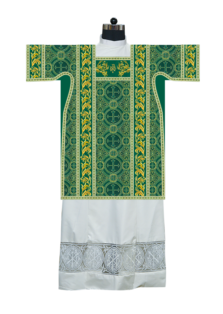 Tunicle Vestment with Woven Braids