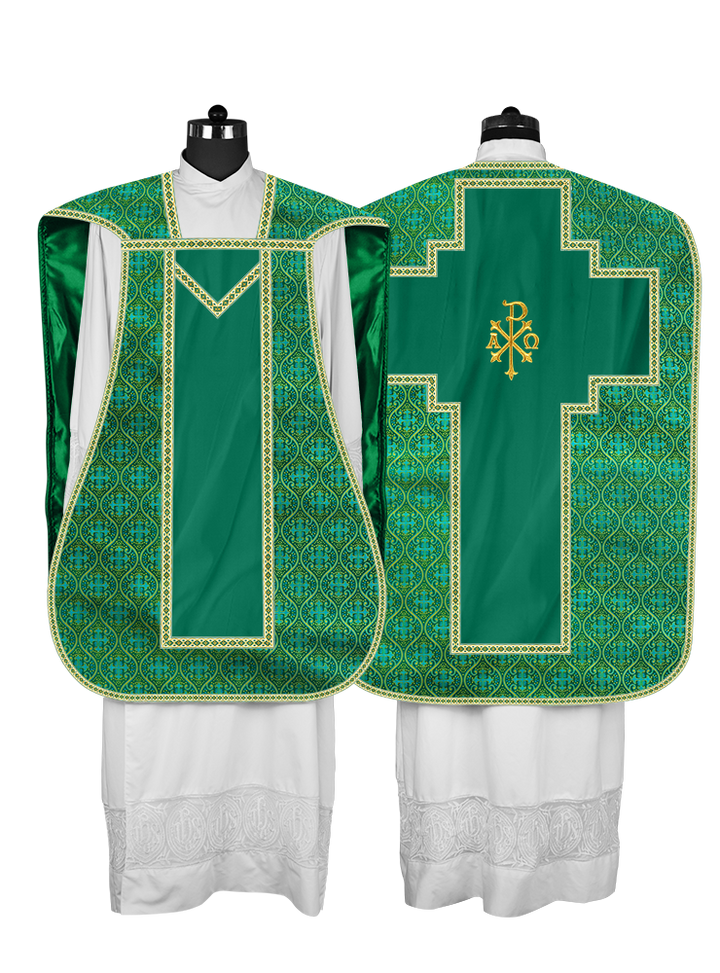 Roman chasuble with Motif and Trims