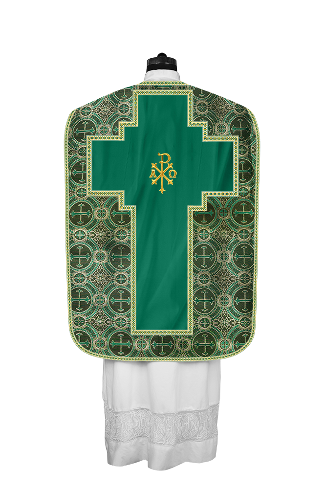 Roman chasuble with Motif and Trims