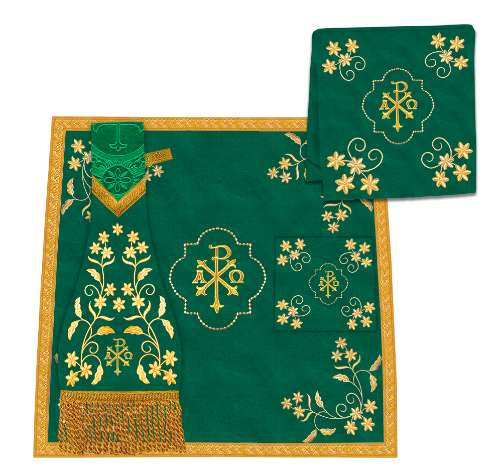 Gothic Chasuble with Floral Embroidery