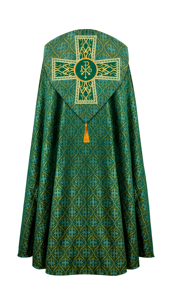 Gothic Cope Vestments With Liturgical Embroidery and Trims