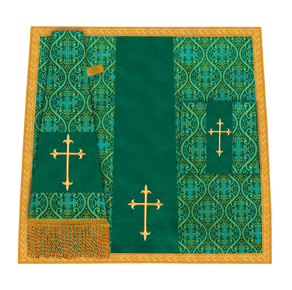 Gothic Highline Mass set Vestments with Orphrey