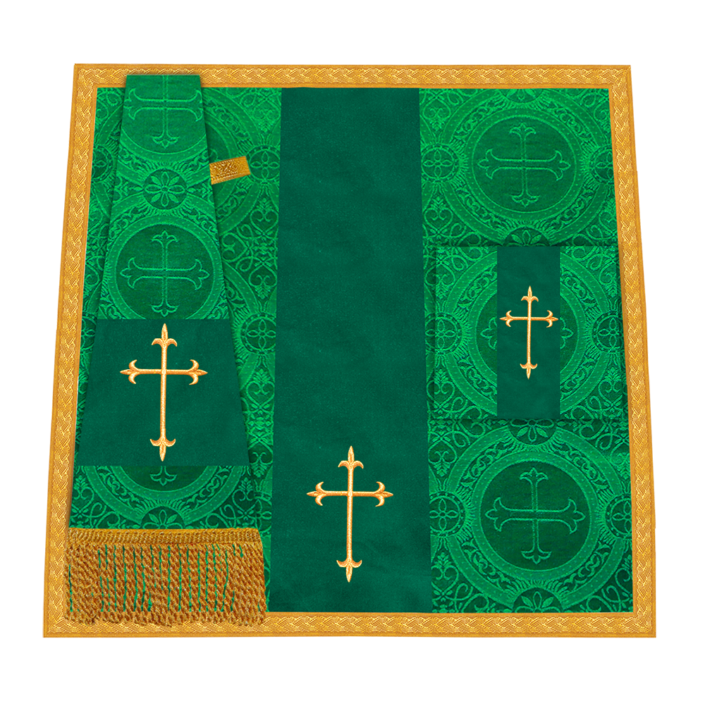 Gothic Highline Mass set Vestments with Orphrey