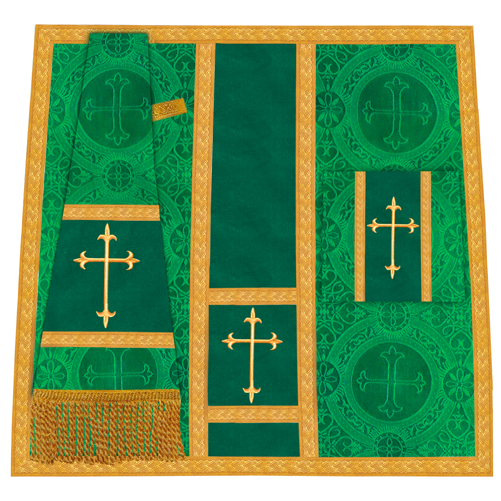 Roman chasuble with Motif and Trims