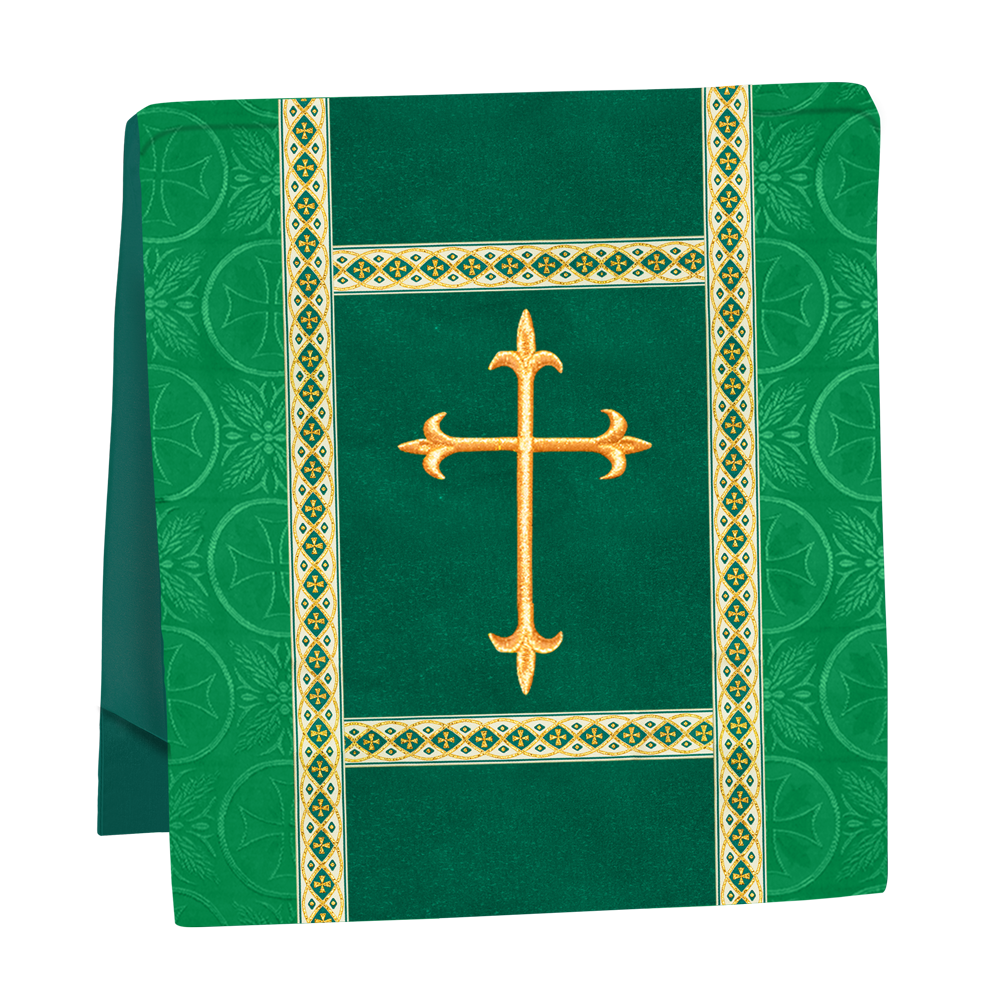 Traditional Altar Mass Set with  Embroidered Motifs