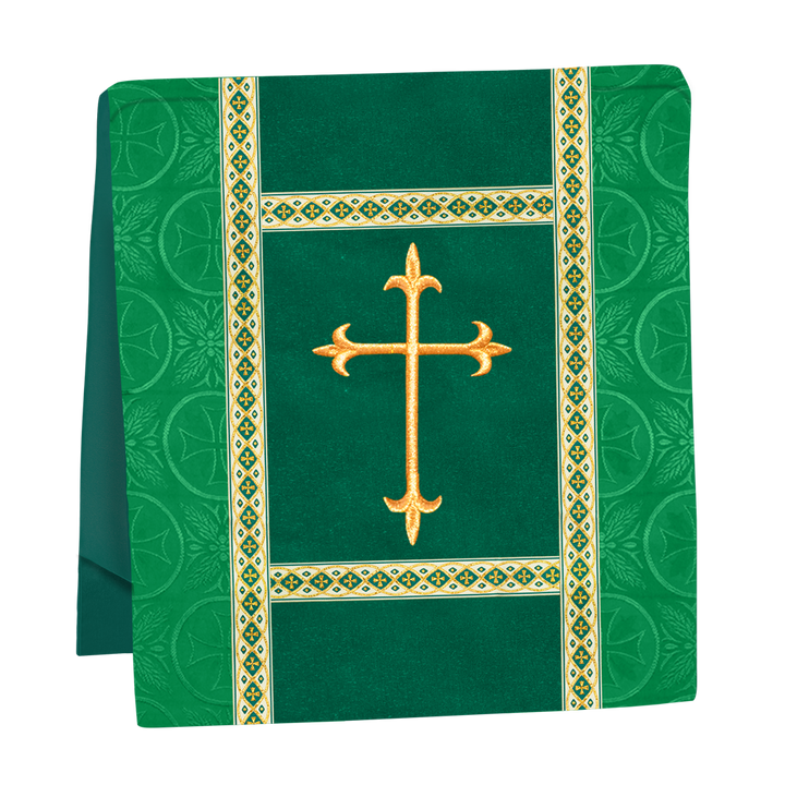 Traditional Altar Mass Set with  Embroidered Motifs