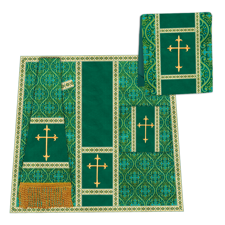 Gothic Chasuble with Spiritual Motif and Trims