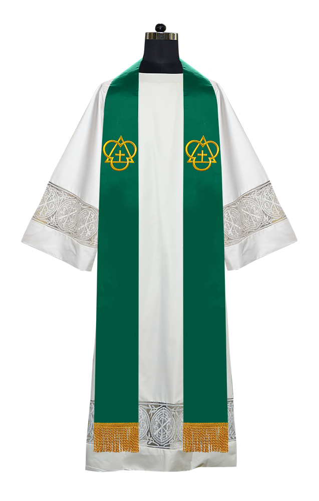 Liturgical motif embroidered Stole