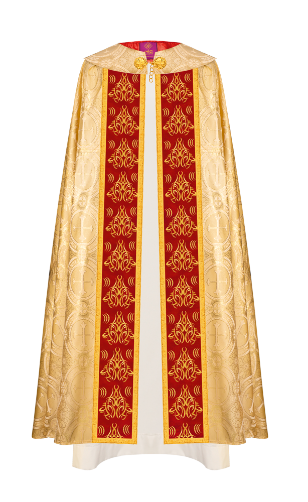 Gothic Cope Vestments With Liturgical Embroidery and Trims