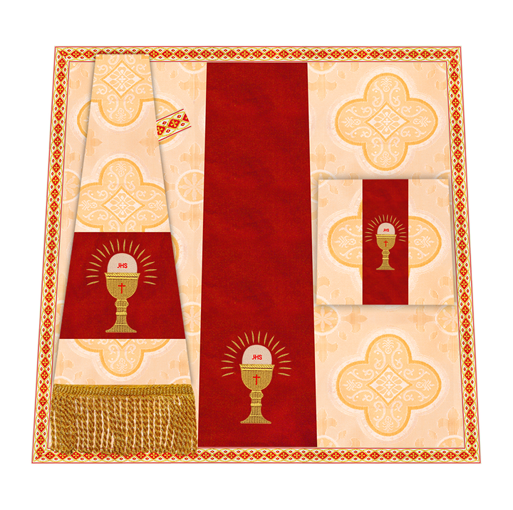 Conjunto de misa de altar con motivo 