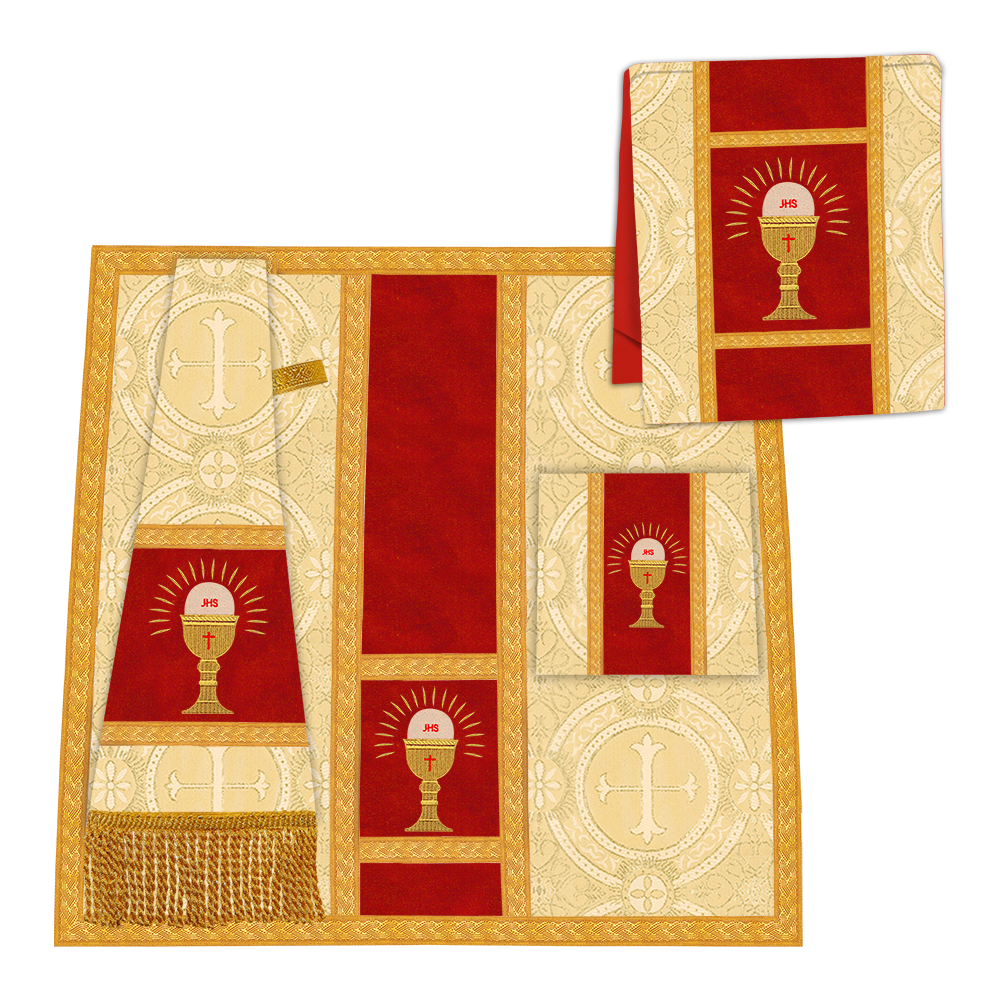 Gothic Chasuble with Ornate Braided Trims