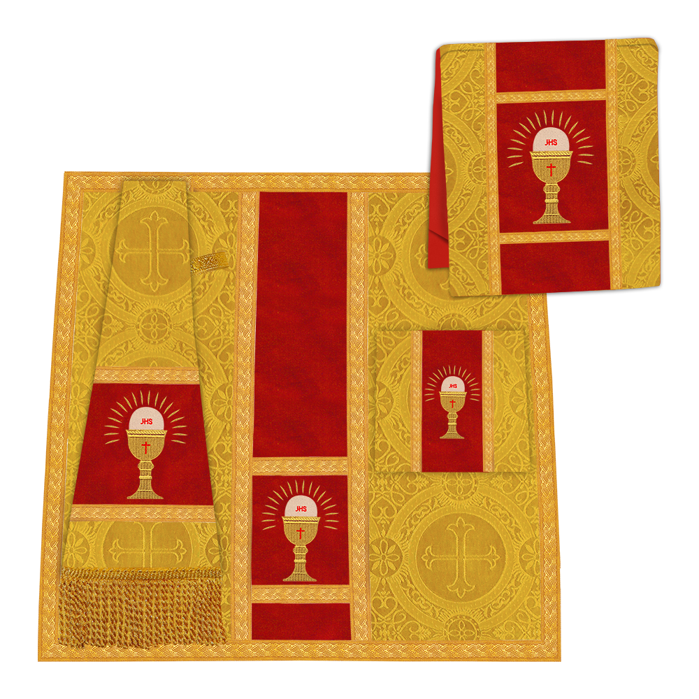 Liturgical Cope Vestments with Ornate Trims