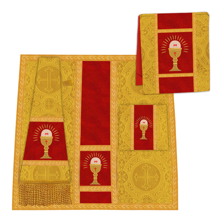 Liturgical Cope Vestments with Ornate Trims