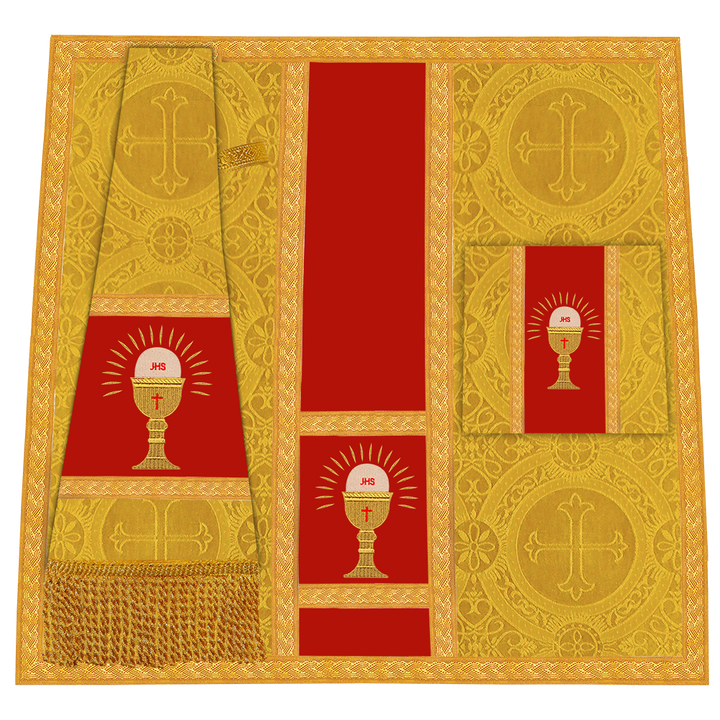 Liturgical Cope Vestments with Ornate Trims