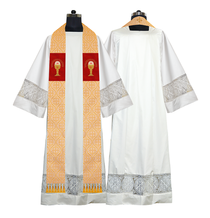 Embroidered Priest Stole with Motif