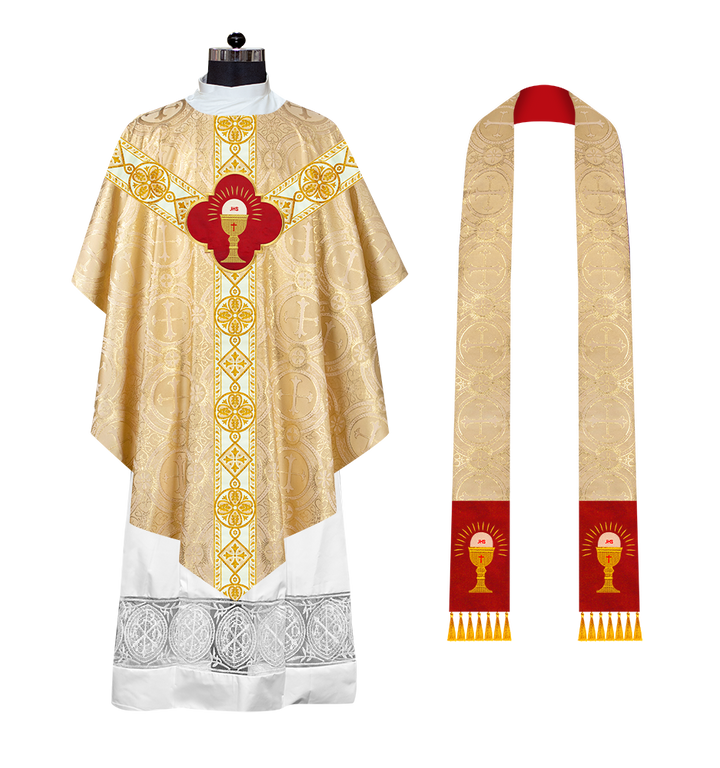 Ornate Liturgical Pugin Chasuble Vestment