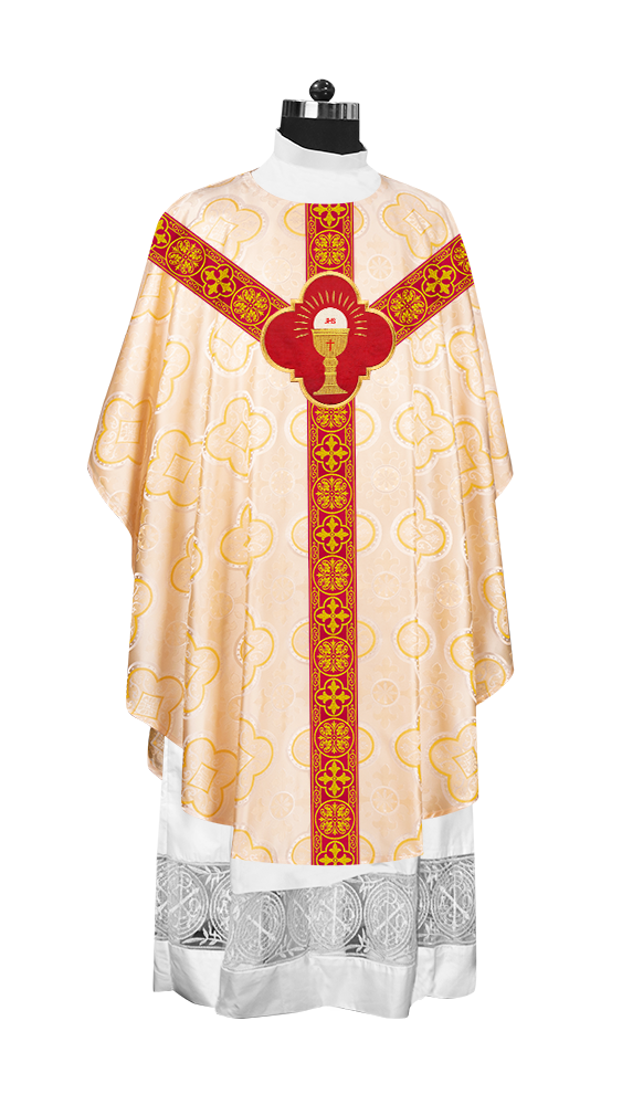 Gothic Chasuble with Ornate Braided Trims