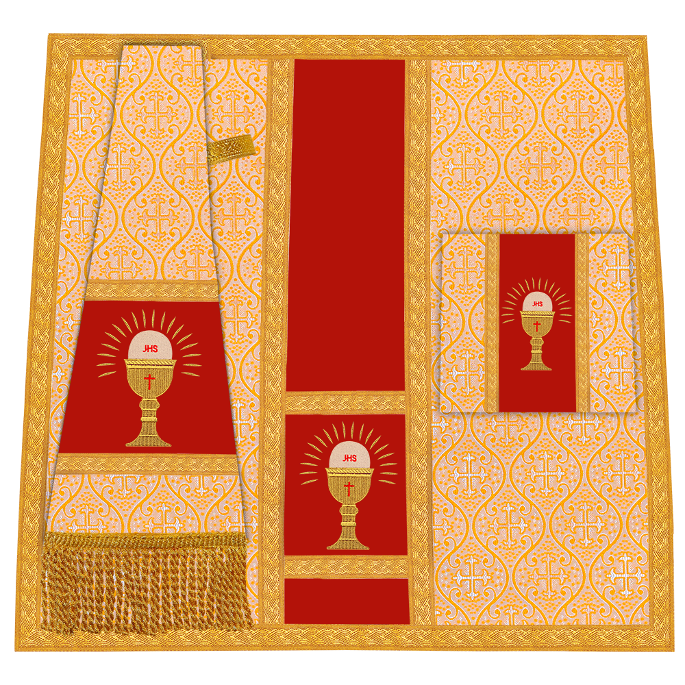 Liturgical Cope Vestments with Ornate Trims