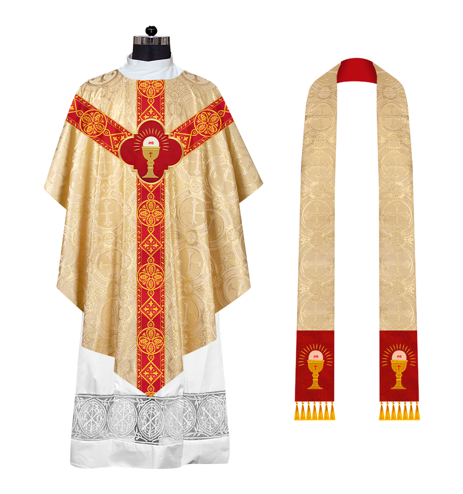 Ornate Liturgical Pugin Chasuble Vestment