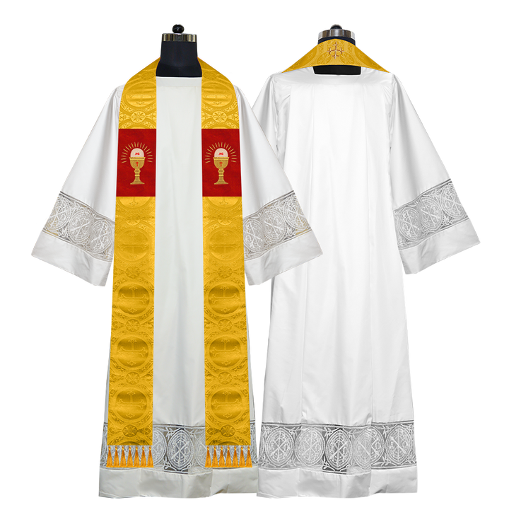 Embroidered Priest Stole with Motif