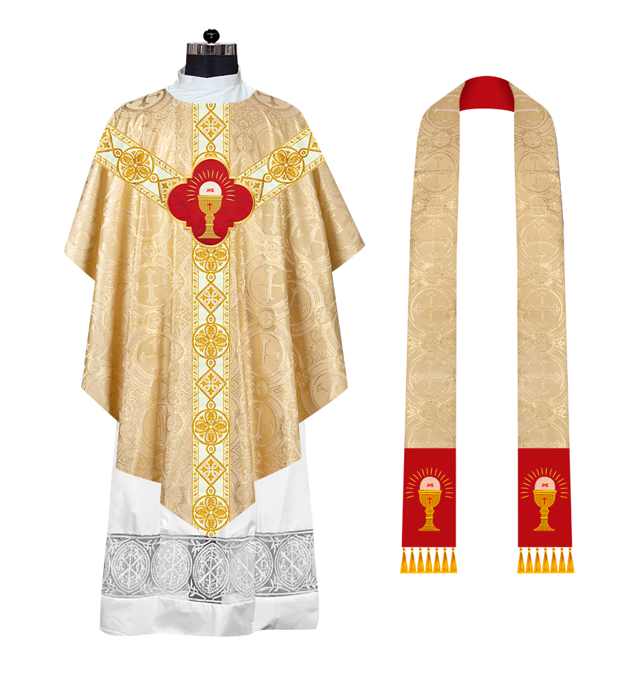 Ornate Liturgical Pugin Chasuble Vestment
