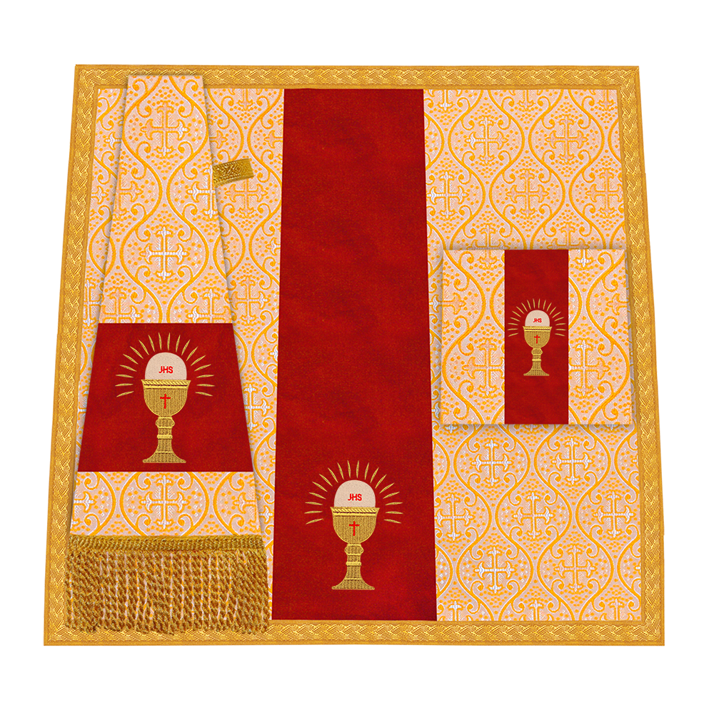 Liturgical Altar Mass Set with adorned motif