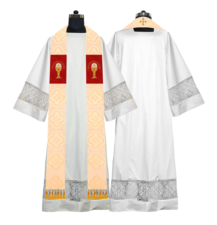 Embroidered Priest Stole with Motif