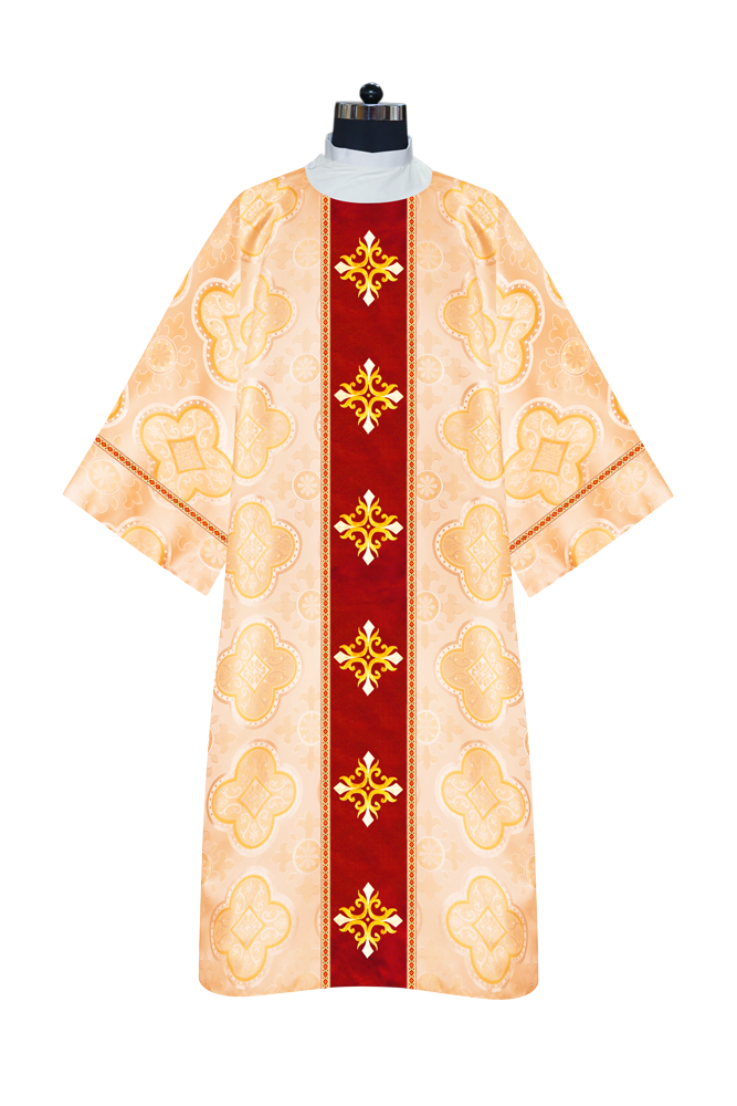 Dalmatics With Ornated Spiritual Cross and Trims