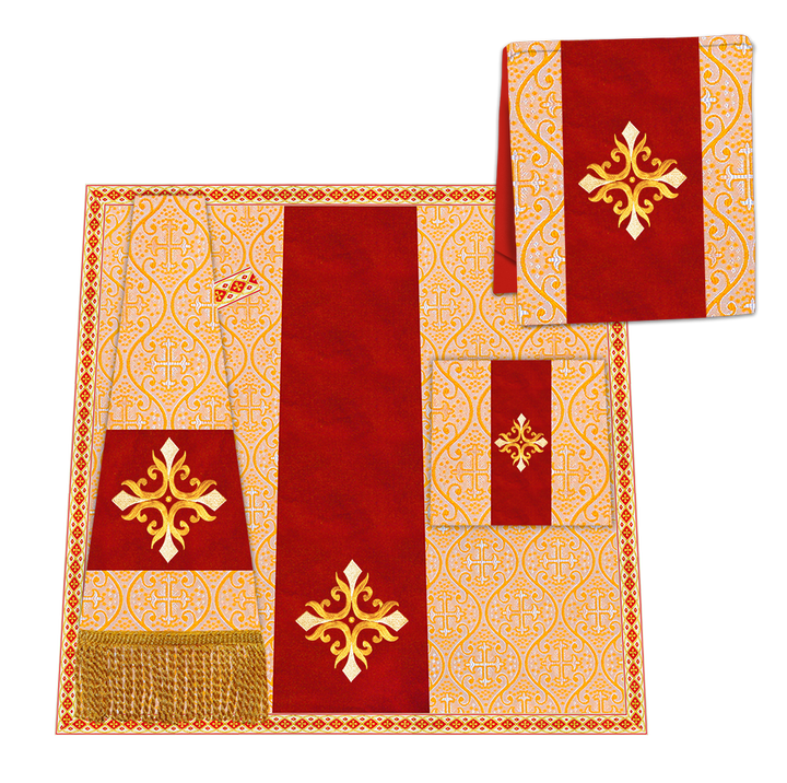 Enhanced Gothic Cope Vestments With Liturgical cross