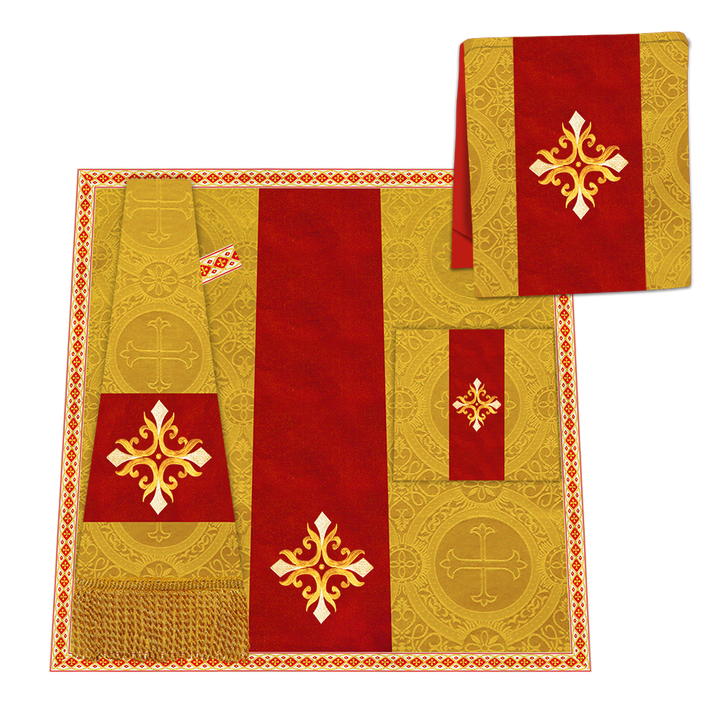 Enhanced Gothic Cope Vestments With Liturgical cross