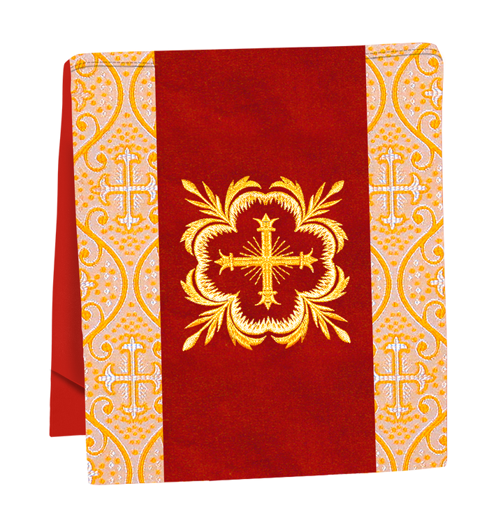 Liturgical Cross Embroidered Mass Set and braided trims