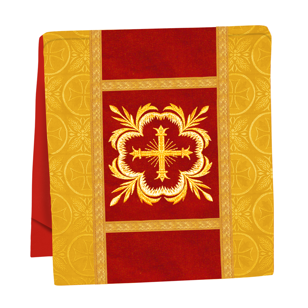 Handcrafted Altar Mass Set with Embroidered Motif