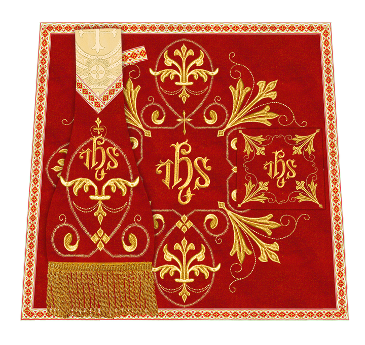 Spiritual Embroidery Mass Set Vestment